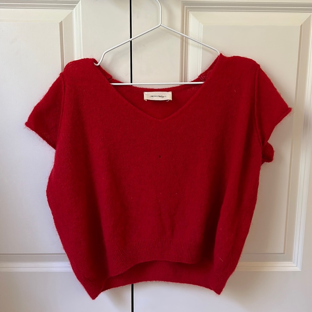 American Vintage Red sweater. Size S.